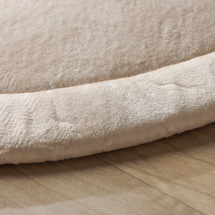 Rond wasbaar speelkleed - Flo Beige