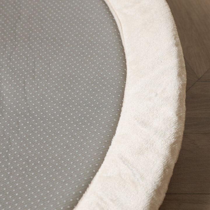Rond wasbaar speelkleed - Flo Beige
