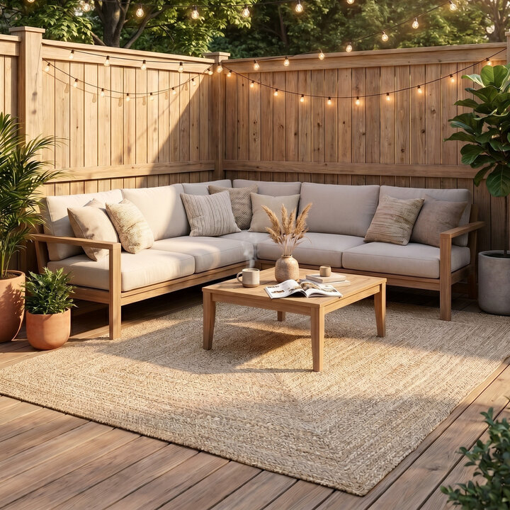 Binnen- & buitenkleed - Bali Beige
