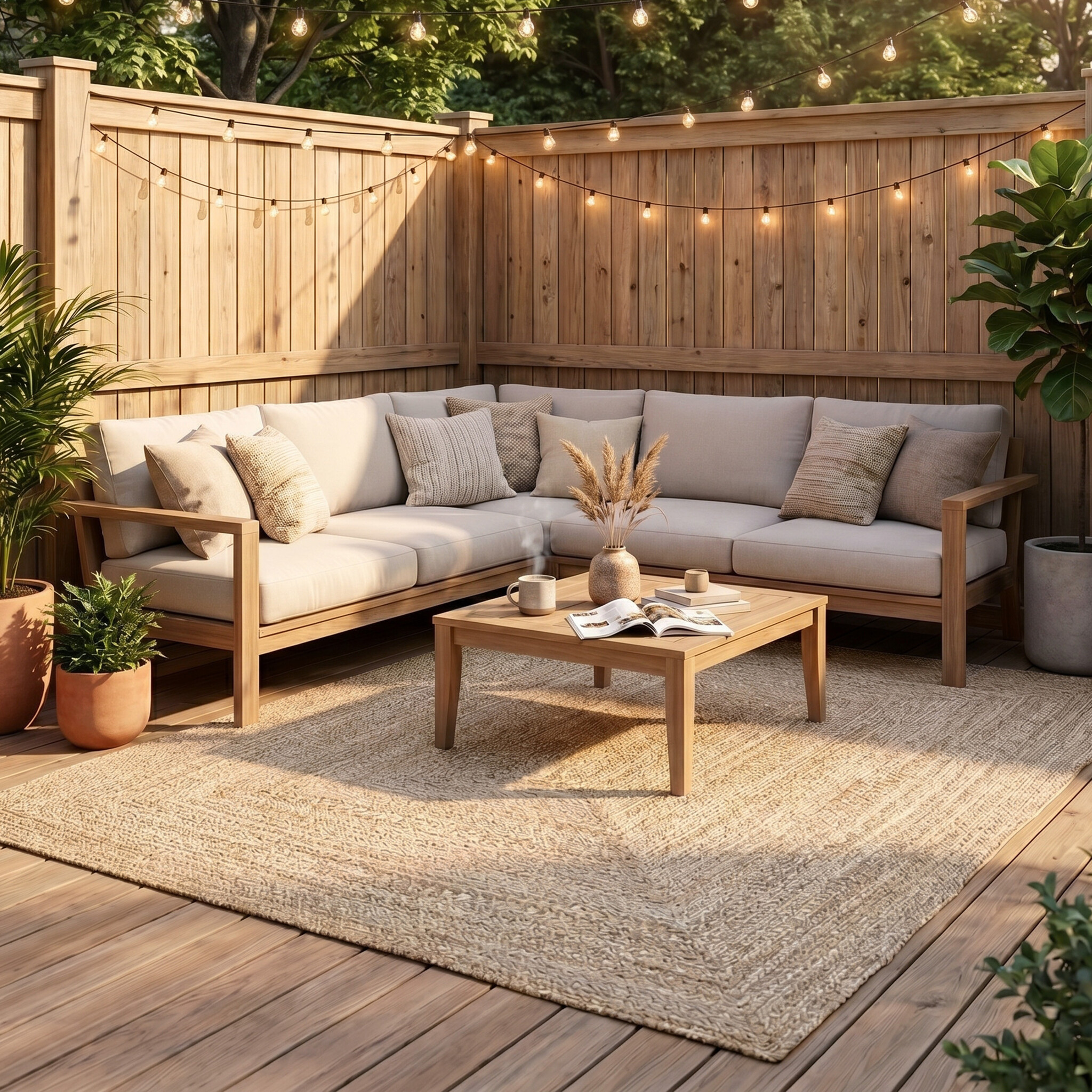 Binnen- & buitenkleed - Bali Beige
