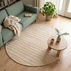 Rond Scandinavisch vloerkleed - Charm Arches Beige - thumbnail