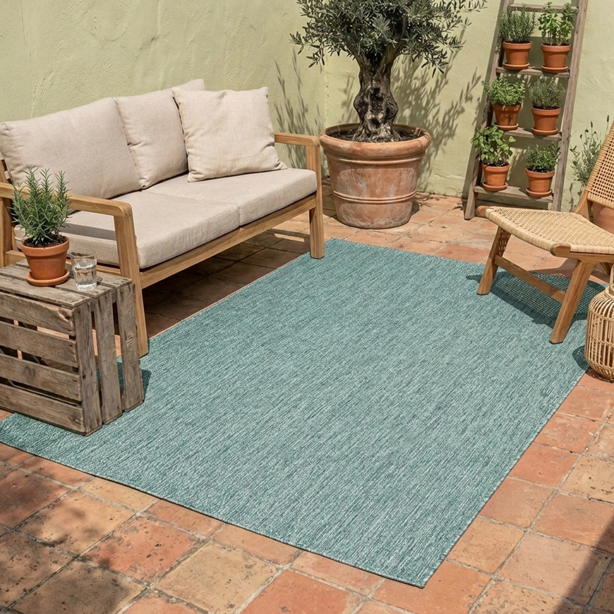 Buitenkleed - Costa Turquoise