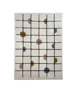 Geometrisch vloerkleed  - Brunello Circles Multicolor