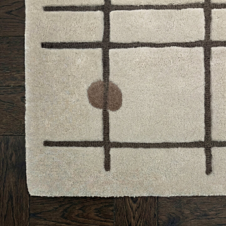 Geometrisch vloerkleed  - Brunello Dots Terracotta