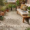 Buitenkleed - Rio Flower Beige - thumbnail