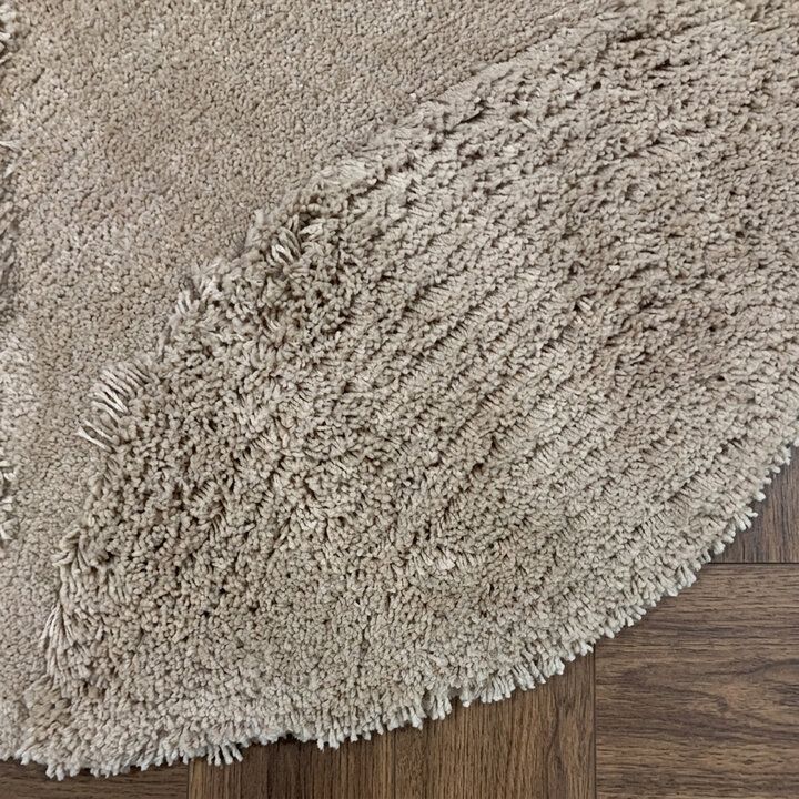 Organisch vloerkleed - Odette Curves Taupe