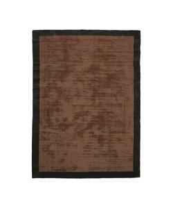 Laagpolig vloerkleed - Lucien Border Roest