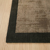Laagpolig vloerkleed - Lucien Border Bruin - thumbnail 3
