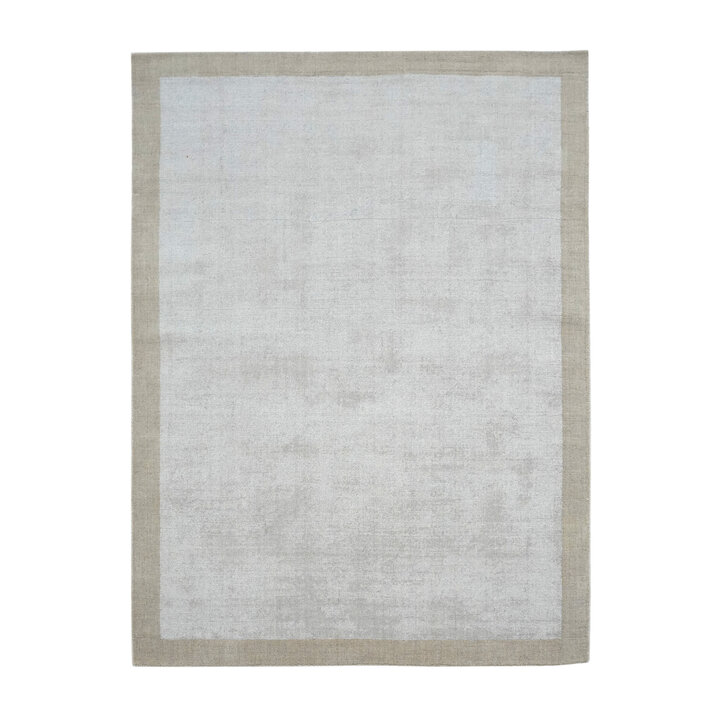 Laagpolig vloerkleed - Lucien Border Beige