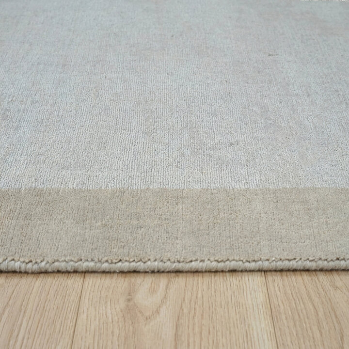 Laagpolig vloerkleed - Lucien Border Beige