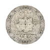 Rond vintage vloerkleed - Kyra Medaillon Creme - thumbnail 1