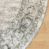 Rond vintage vloerkleed - Kyra Medaillon Creme - thumbnail 3
