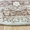 Rond vintage vloerkleed - Kyra Medaillon Bruin - thumbnail 4