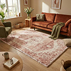 Vintage vloerkleed - Kyra Medaillon Roze - thumbnail