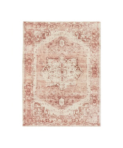 Vintage vloerkleed - Kyra Medaillon Roze