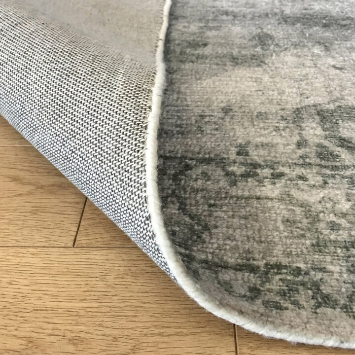 Vintage vloerkleed - Kyra Medaillon Groen