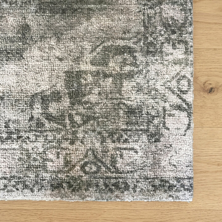 Vintage vloerkleed - Kyra Medaillon Groen