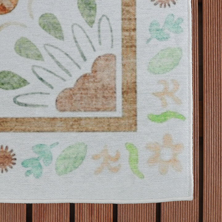 Buitenvloerkleed - Maui Border Wit