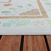 Buitenvloerkleed - Maui Border Wit - thumbnail 4