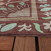 Buitenvloerkleed - Maui Border Bruin - thumbnail 4