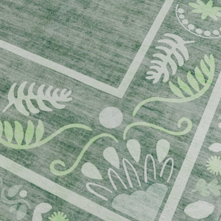 Buitenvloerkleed - Maui Border Groen