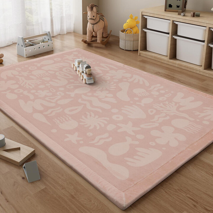 Wasbaar speelkleed - Flo Roze