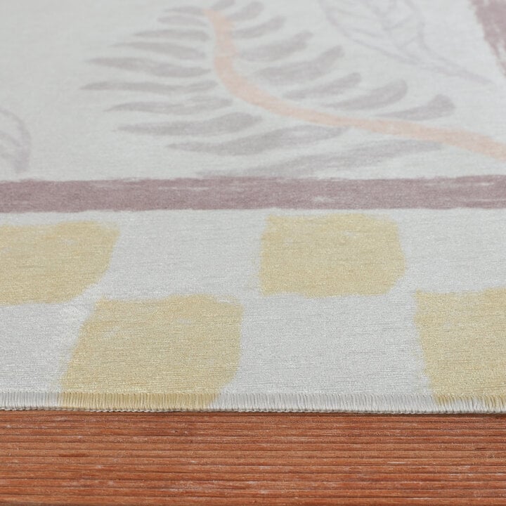 Buitenvloerkleed - Oasis Leaves Geel/Lila