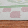 Buitenvloerkleed - Oasis Leaves Roze/Groen - thumbnail 5