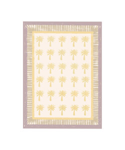 Buitenvloerkleed - Oasis Palm Geel/Lila