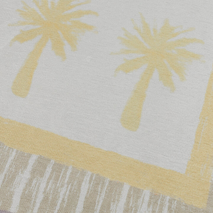 Buitenvloerkleed - Oasis Palm Geel/Lila