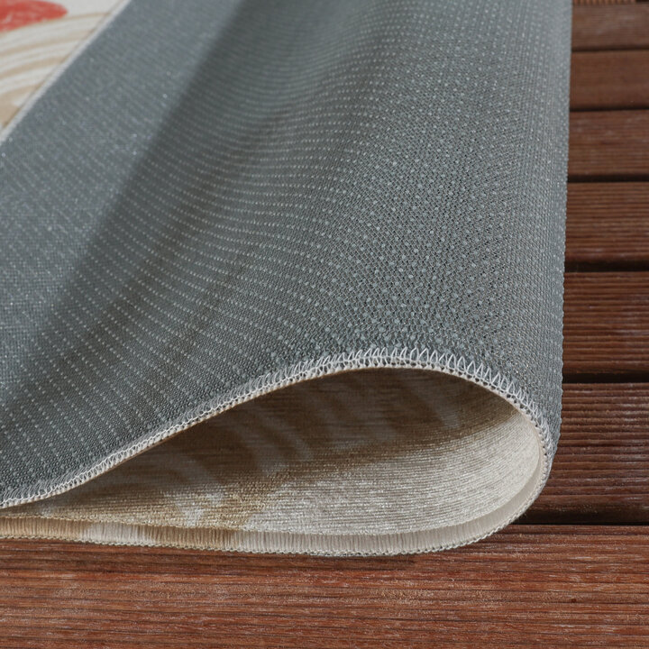 Buitenvloerkleed - Oasis Shell Blauw/Rood