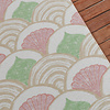 Buitenvloerkleed - Oasis Shell Roze/Groen - thumbnail 5