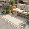 Jute buitenkleed - Nomad Edge Creme - thumbnail