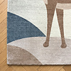 Kinderkamer vloerkleed - Balou Hert Bruin - thumbnail 3