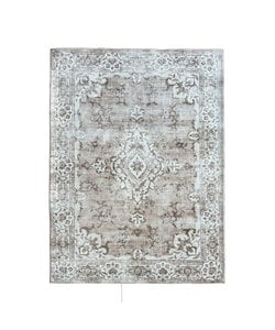 Vintage vloerkleed - Ember Medaillon Taupe