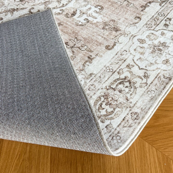Vintage vloerkleed - Ember Medaillon Taupe
