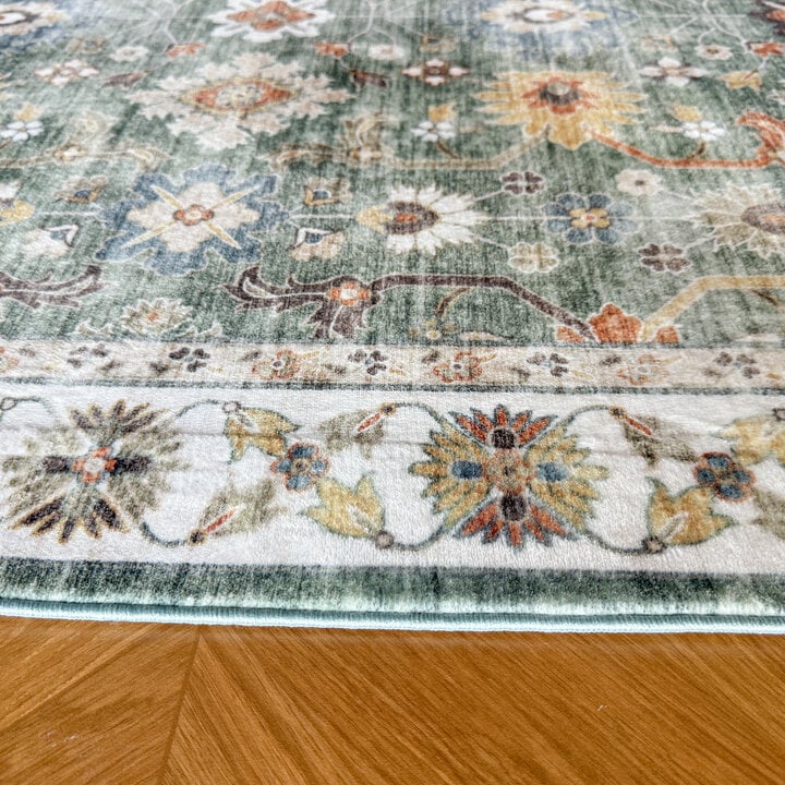 Vintage vloerkleed - Ember Oriental Groen