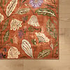 Wasbaar vloerkleed - Misty Flowers Terracotta - thumbnail 3