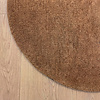 Rond wollen vloerkleed - Leone Taupe - thumbnail 3