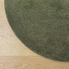 Rond wollen vloerkleed - Leone Groen - thumbnail 3