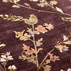 Rond wasbaar vloerkleed - Misty Floral Bruin - thumbnail 2