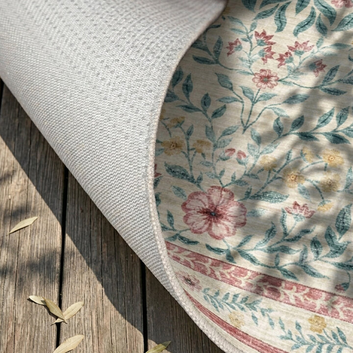 Rond vintage buitenkleed - Luana Multicolor