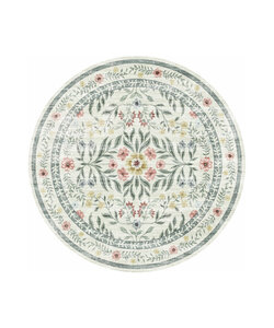 Rond vintage buitenkleed - Luana Groen