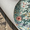 Rond vintage buitenkleed - Luana Donkergroen - thumbnail 4