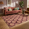 Vintage vloerkleed - Sage Pattern Rood - thumbnail