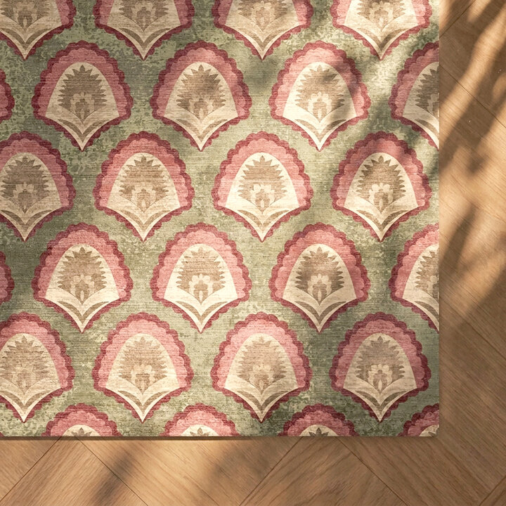 Vintage vloerkleed - Sage Pattern Groen