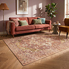 Vintage vloerkleed - Sage Medallion Terracotta - thumbnail