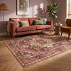Vintage vloerkleed - Sage Medallion Rood - thumbnail