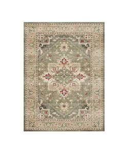 Vintage vloerkleed - Sage Medallion Groen