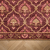 Vintage vloerkleed - Sage Grid Rood - thumbnail 4